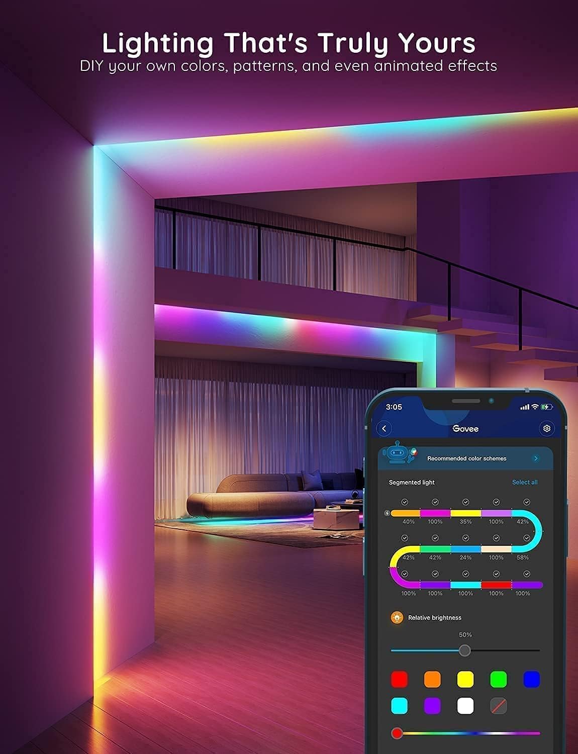 Vibrant Smart LED Strip Lights™