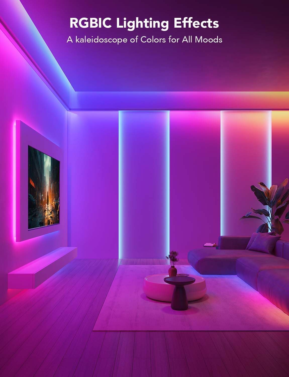 Vibrant Smart LED Strip Lights™