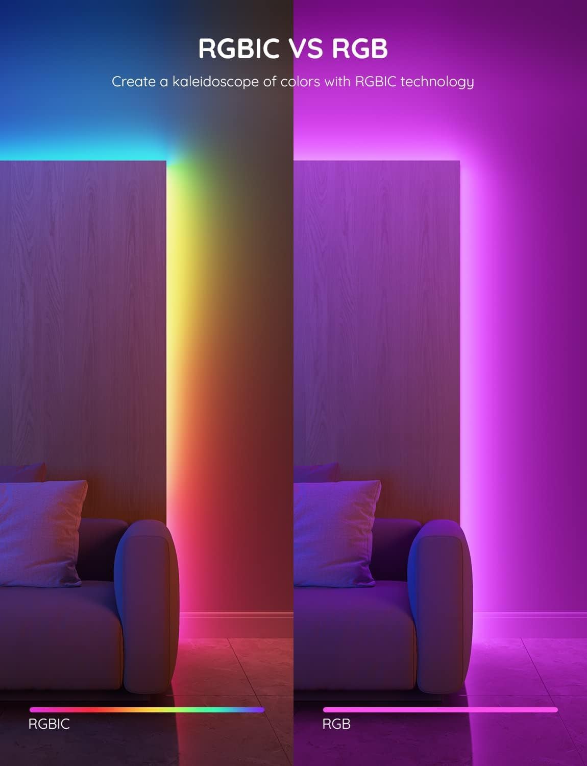 Vibrant Smart LED Strip Lights™